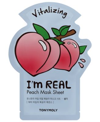 TONYMOLY - I'm Real Peach Sheet Mask, 0.71-oz.