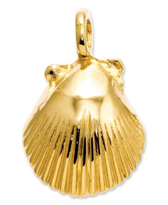 Macy's - 14k Gold Charm, Seashell Charm