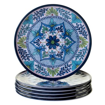 Talavera Melamine Dinner Plates, Set of 6 image