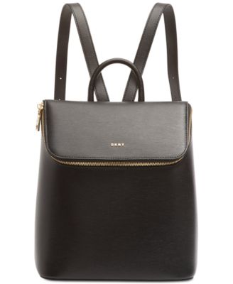 DKNY - Bryant Top Zip Faux Leather Backpack