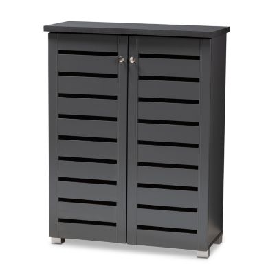 Baxton Studio - Adalwin 2-Door Cabinet, Quick Ship