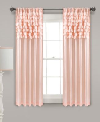 Lush Décor - Circle Dream 54"x63" Window Curtain Set