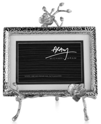 White Orchid Easel Frame image