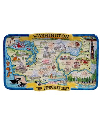 Certified International - Washington Souvenir Rectangular Platter