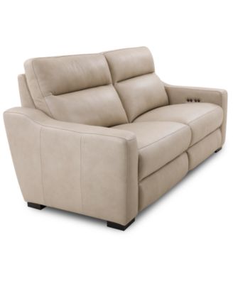 Furniture - Gabrine 2-Pc. Leather Sofa with 2 Power Recliners