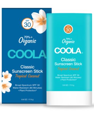 COOLA - Coola Classic Sunscreen Stick SPF 30 - Tropical Coconut, 0.6 oz.