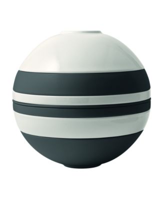 La Boule  Black & White 7-Piece Dinnerware Set, Service for 2 image