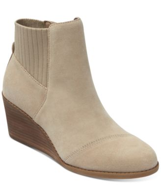 TOMS - Women's Sadie Wedge Booties