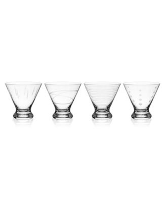 Cheers Stemless Martini Glasses, Set of 4 image