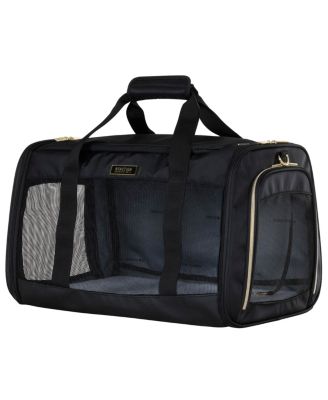 Soft Sided Multi-Entry Collapsible Travel Large Pet Carrier Duffel With Removable Lining image