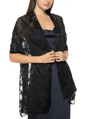 I.N.C. International Concepts - Floral Burnout Evening Wrap