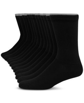 Hanes - Men's 12Pk. Ultimate Crew Socks
