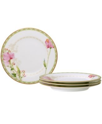 Poppy Place Set of 4 Bread & Butter/Appetizer Plates, 6.25" image