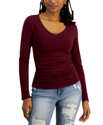 Aveto - Juniors' V-Neck Long-Sleeved Top