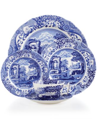Blue Italian 5-Piece Place Setting image