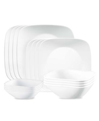 Vivid White 16 Pc. Dinnerware Set, Service for 4 image