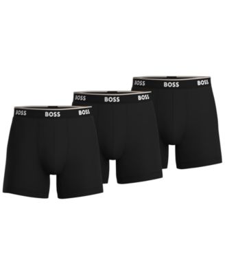 Hugo Boss - Men's 3-Pk. Solid Boxer Briefs