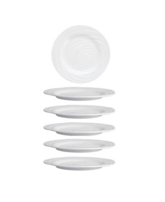 Melamine Playa Blanca Plates, Set of 6 image