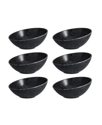 Melamine Camp White Tilt Bowl, Set of 6 image