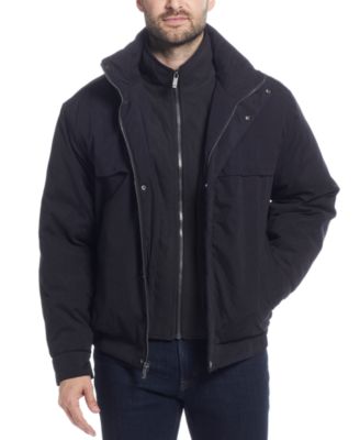 Weatherproof - Men's Microfiber Poly Filled Bomber Jacket
