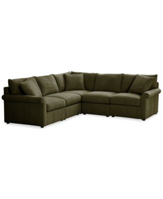 Furniture - 5-Pc. L-Shape Modular Sectional Sofa