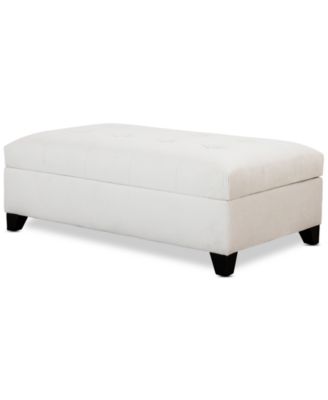 CLOSEOUT! Kallison 53" Fabric Storage Ottoman, Created for Macy's image