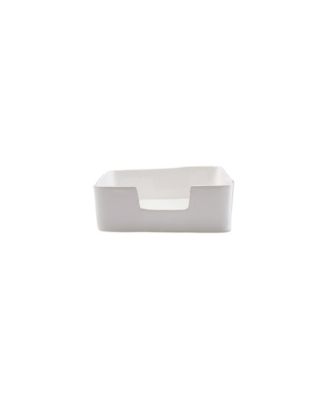 Melamine Lastra White Dinner Napkin Holder image