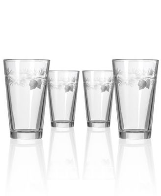 Icy Pine Beer Pint Glass 16oz - Set of 4 Glasses image