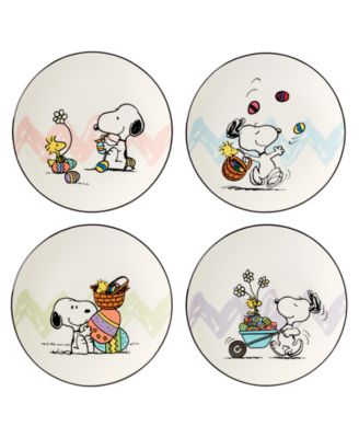 Peanuts Easter Accent Plates, Set of 4 image