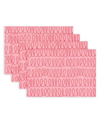 in the Loop Placemats Reversible 4 Pack Set, 13" x 19" image
