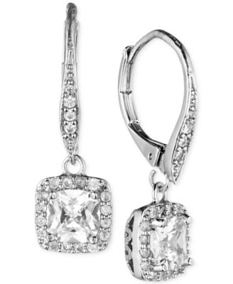 Anne Klein - Pav&eacute; Crystal Drop Earrings