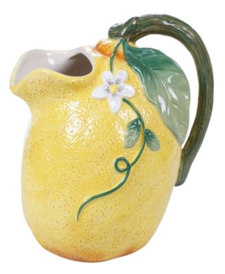 Certified International - Citron 3-D Lemon Pitcher