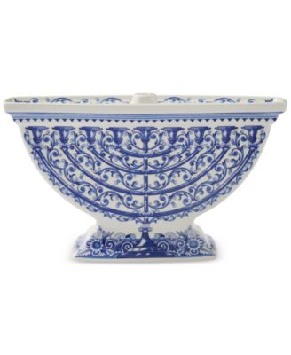 Blue Italian Menorah image