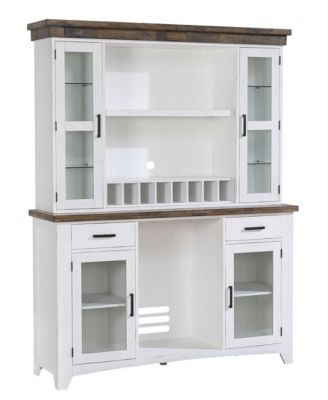 CLOSEOUT Peighton Back Bar with Hutch image