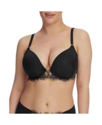 Skarlett Blue - Women's Entice Eyelash Lace Push-up Bra