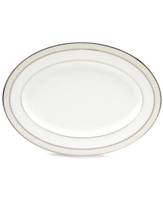 Montvale Platinum Oval Platter, 14" image
