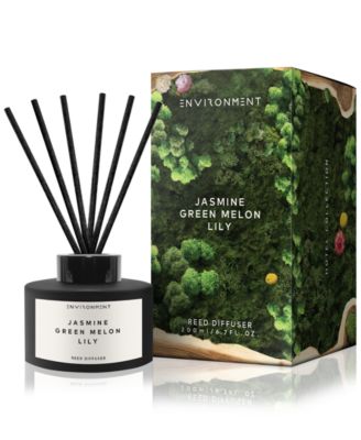 ENVIRONMENT - Jasmine, Green Melon & Lily Diffuser (Inspired by 5-Star Luxury Hotels), 6.7 oz.