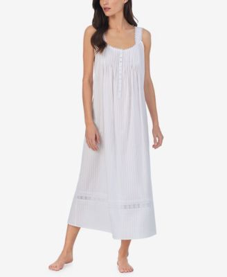 Eileen West - Cotton Dobby Stripe Nightgown