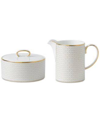 Gio Gold Cream & Sugar Set image