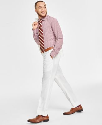 Men's Classic-Fit Solid Suit Separate Pants image