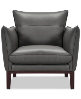 Macy's - Kettner 34" Leather Chair