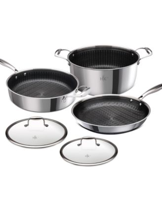 Hell's Kitchen - Ceramic Hybrid 5-Pc. Nonstick  Cookware Set