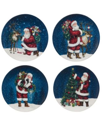 Santa's Secret Dinner Plates, Set of 4 image