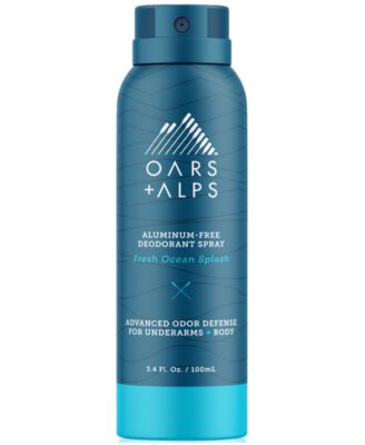 Oars + Alps - Oars + Alps Fresh Ocean Splash Deodorant Spray, 3.4 oz.
