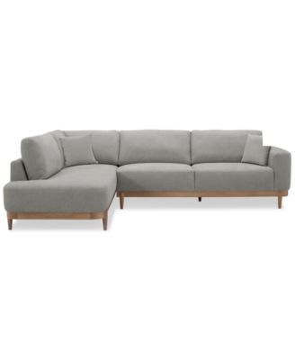 Jharli 2-Pc. Fabric Sectional Sofa, Created for Macy's image