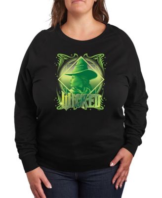 Hybrid Apparel - Plus Size Wicked Elphaba Graphic Pullover T-Shirt