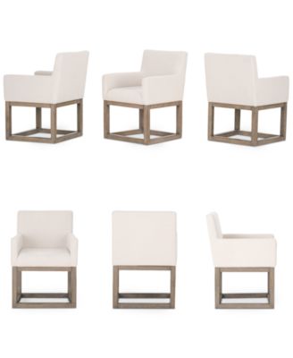CLOSEOUT! Portmore 6 Pc Arm Chair, Created for Macy's image