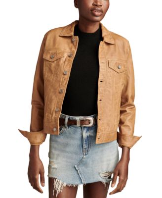 Lucky Brand - Leather Trucker Jacket