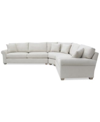 Furniture - Reiter Fabric 3-Pc. Sectional Sofa