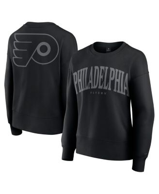 Fanatics - Women's Black Philadelphia Flyers Elements Flow Pullover Sweatshirt